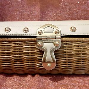 Michael Kors wicker clutch